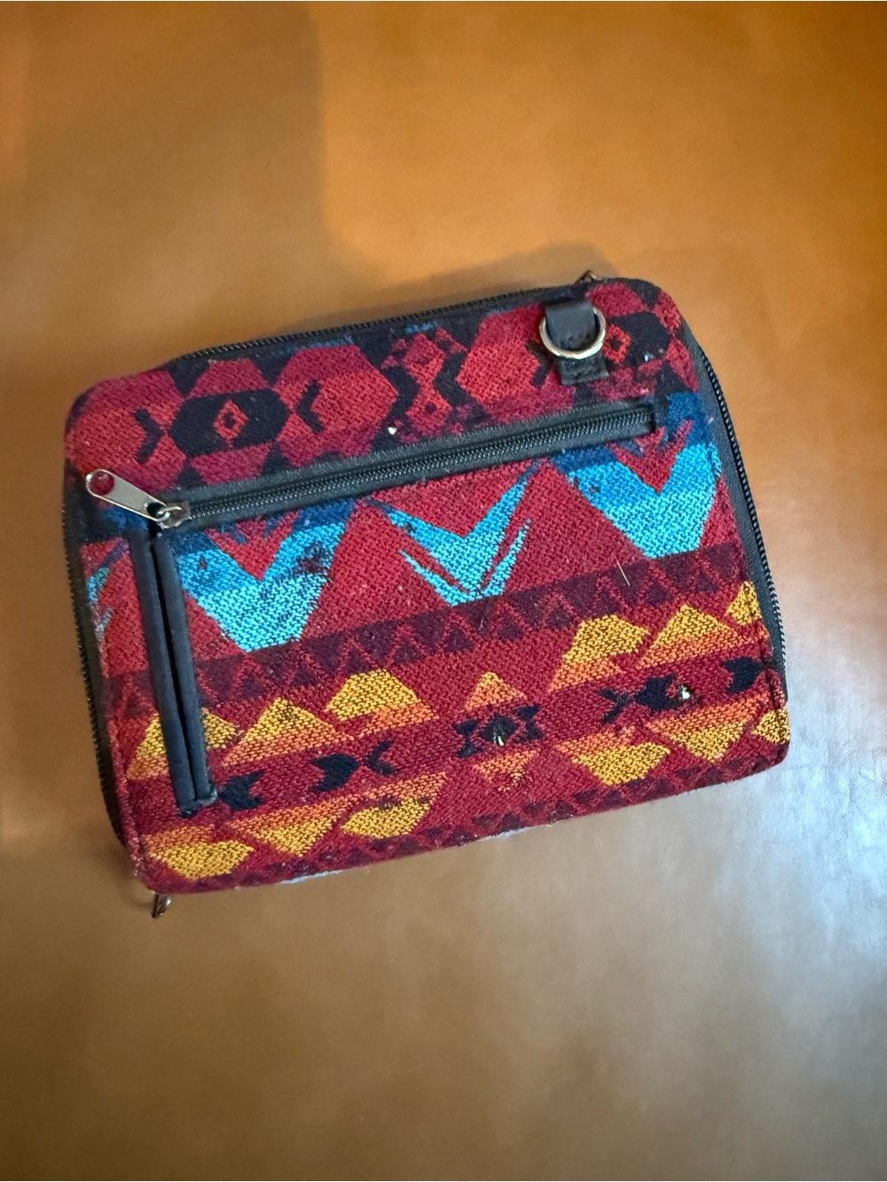 Pendleton Red & Blue Crossbody bag no strap Southwestern - Picture 4 of 8